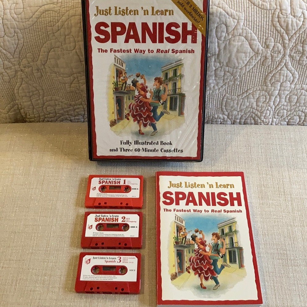 Learn Spanish cassette tapes beginners
